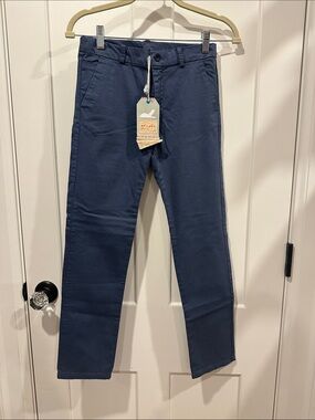 Boys Morley Navy Blue Casual Chinos
